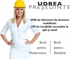 Elena Udrea afis electoral